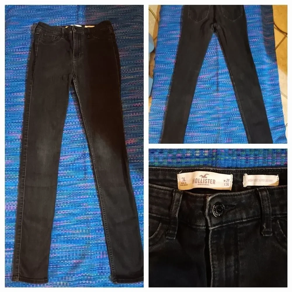 🤠Hollister High Rise Super Skinny Jeans Size 3L (26W X 32L)